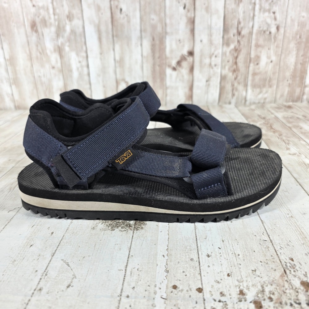 Teva Terra Fi 5 Universal Navy Blue Hiking Sandals Vibram Megagrip Womens 8